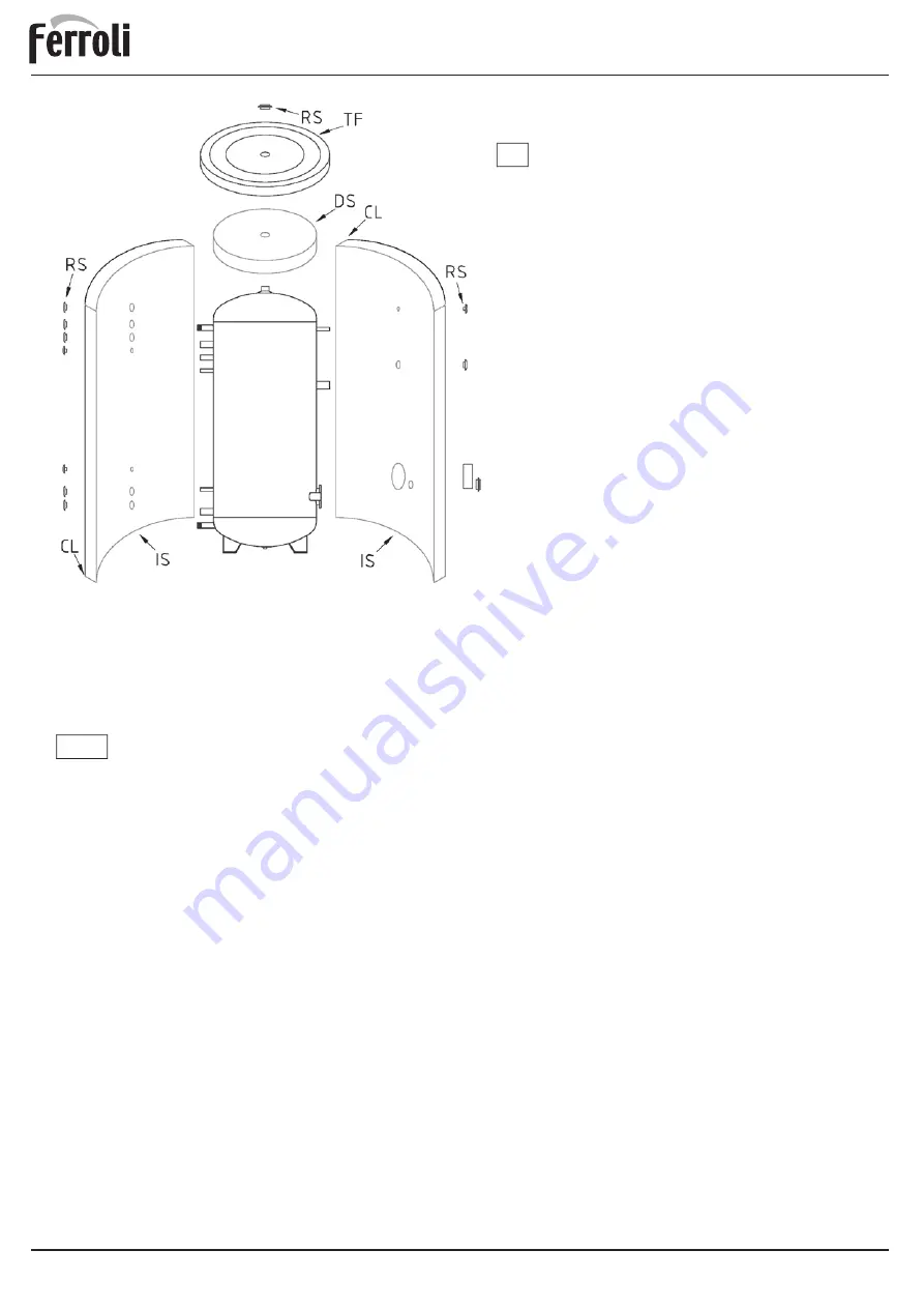 Ferroli ECOGEO H 1P B 200 Instruction For Installation And Maintenance Download Page 10