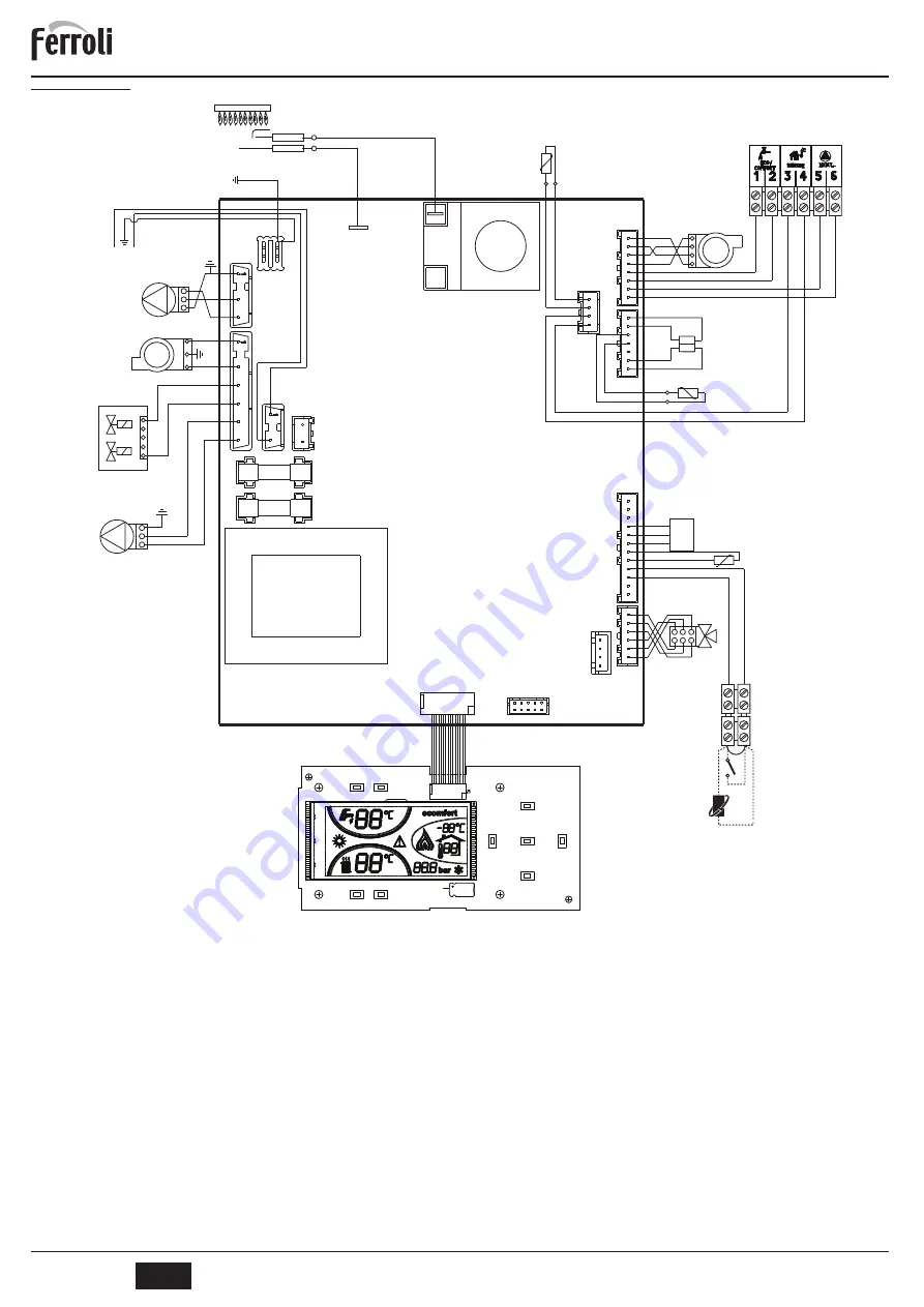 Ferroli ECONCEPT ST 25 Instructions For Use, Installation And Maintenance Download Page 34