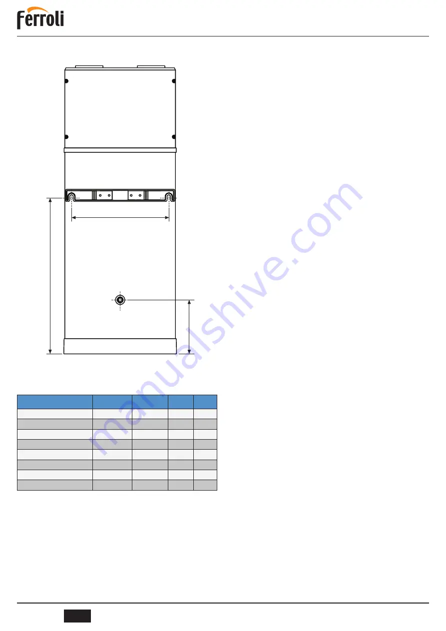 Ferroli EGEA 120LT User, Installation, And Maintenance Manual Download Page 8