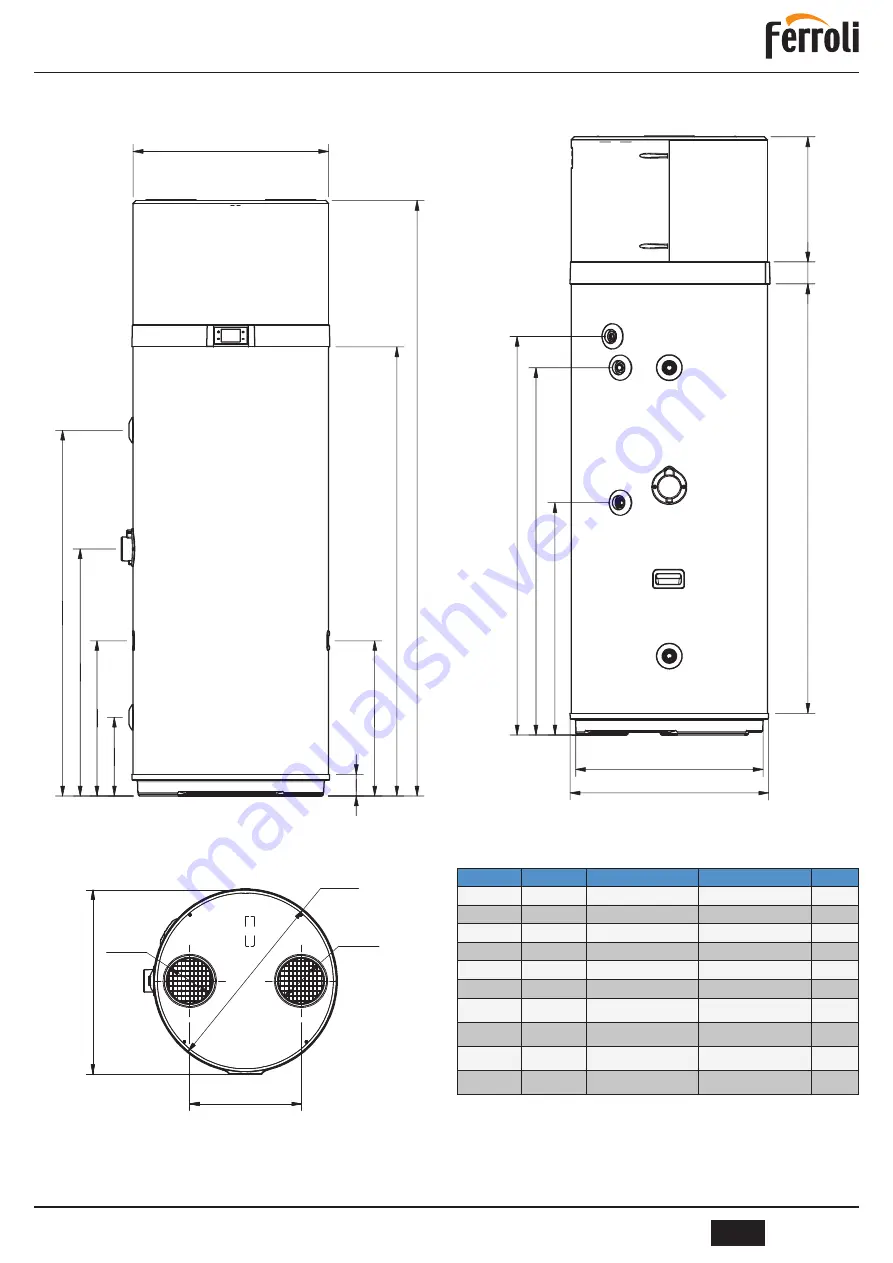 Ferroli EGEA 200 HT User, Installation, And Maintenance Manual Download Page 11