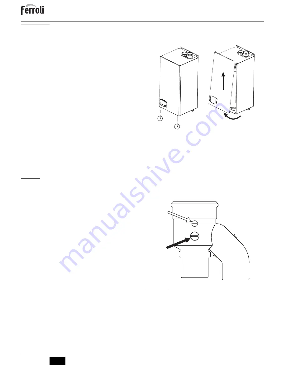 Ferroli ENERGY TOP W 125 Instructions For Use, Installation And Maintenance Download Page 68