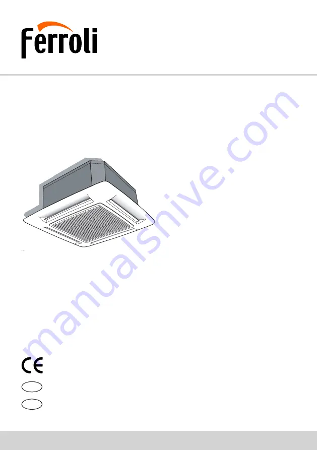 Ferroli FCS-C Series Installer Manual Download Page 1