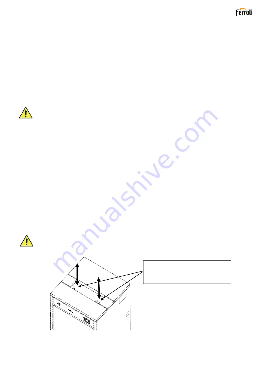 Ferroli NATURFIRE 30 HR Installation, Use And Maintenance Manual Download Page 94