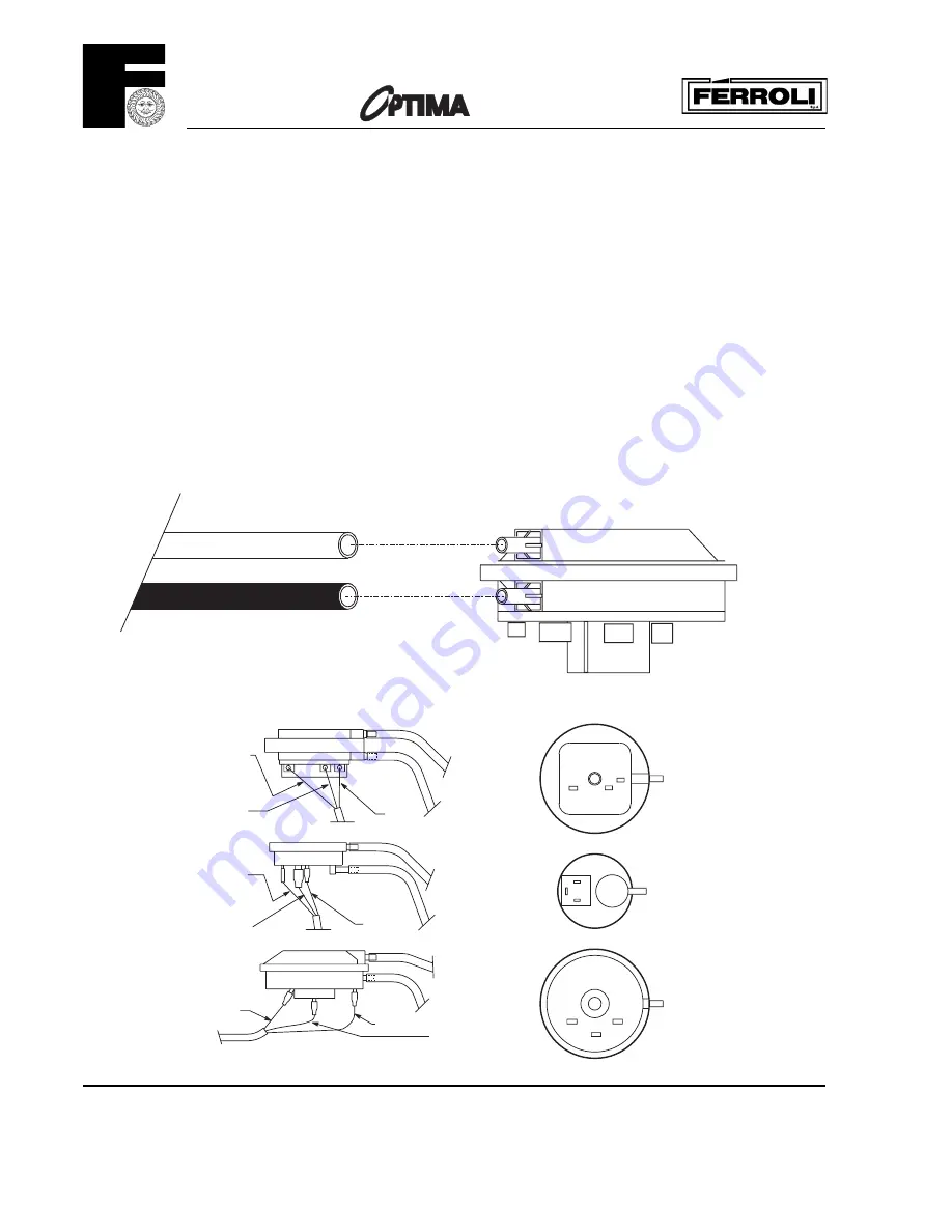 Ferroli optima 2001 VMF7 Installation Instructions Manual Download Page 36