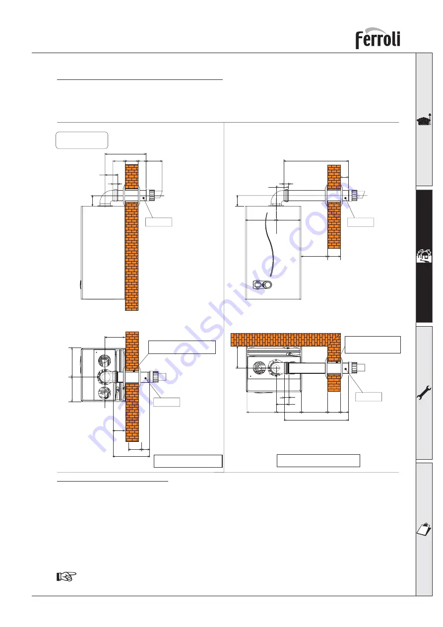 Ferroli OPTIMAX HE 31 C Instructions For Installation, Use And Maintenance Manual Download Page 19