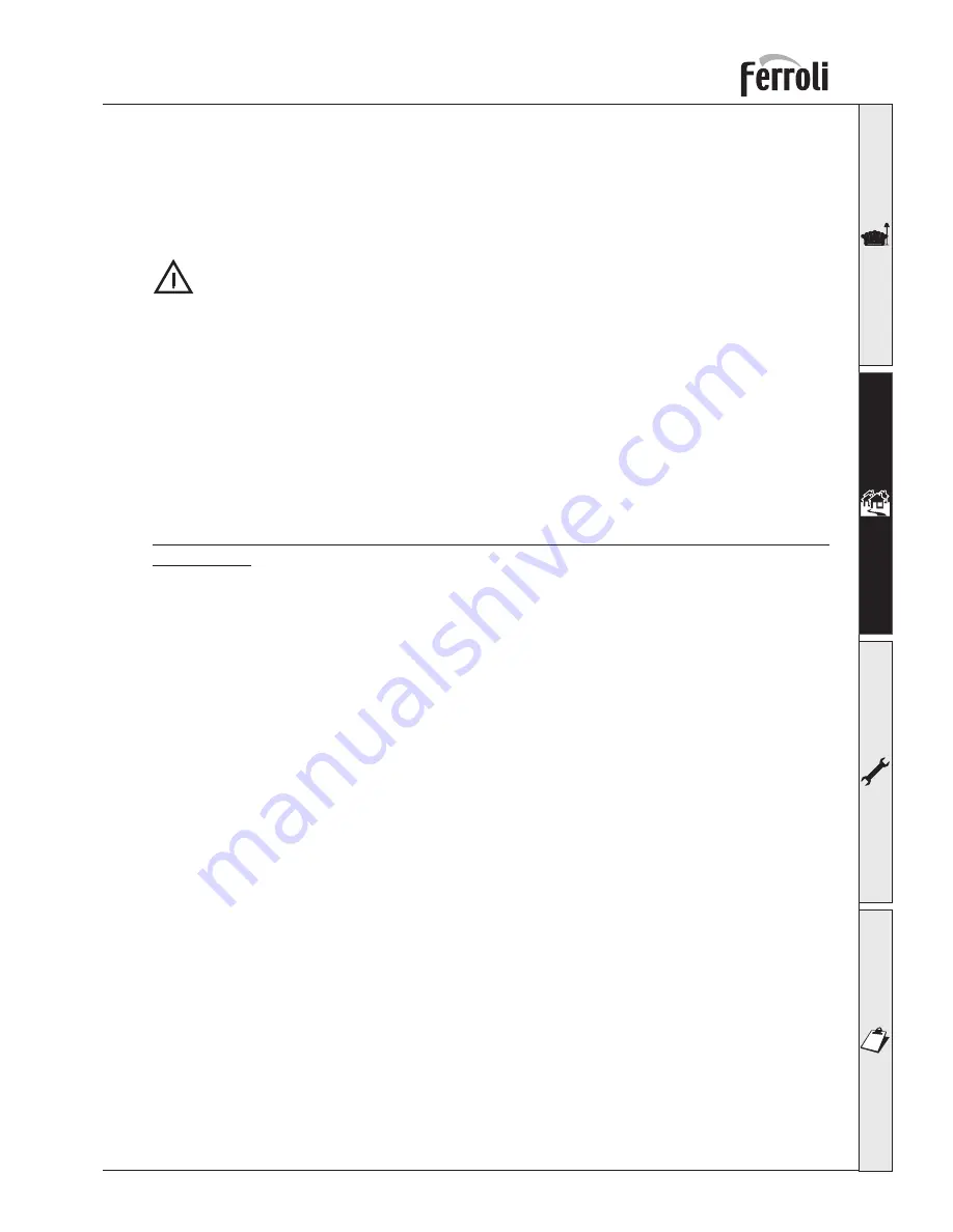 Ferroli OPTIMAX HE 31 S Instructions For Use Manual Download Page 9