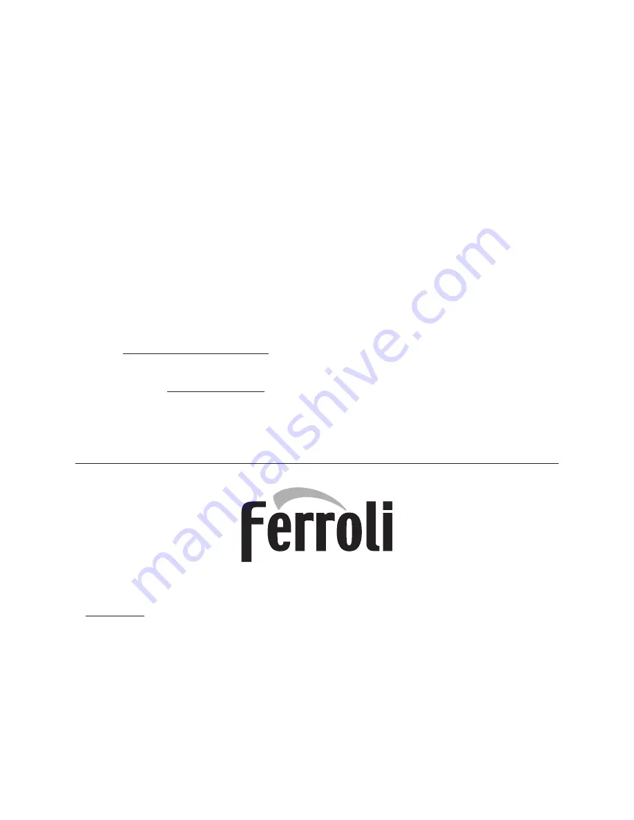 Ferroli OPTIMAX HE 31 S Instructions For Use Manual Download Page 39