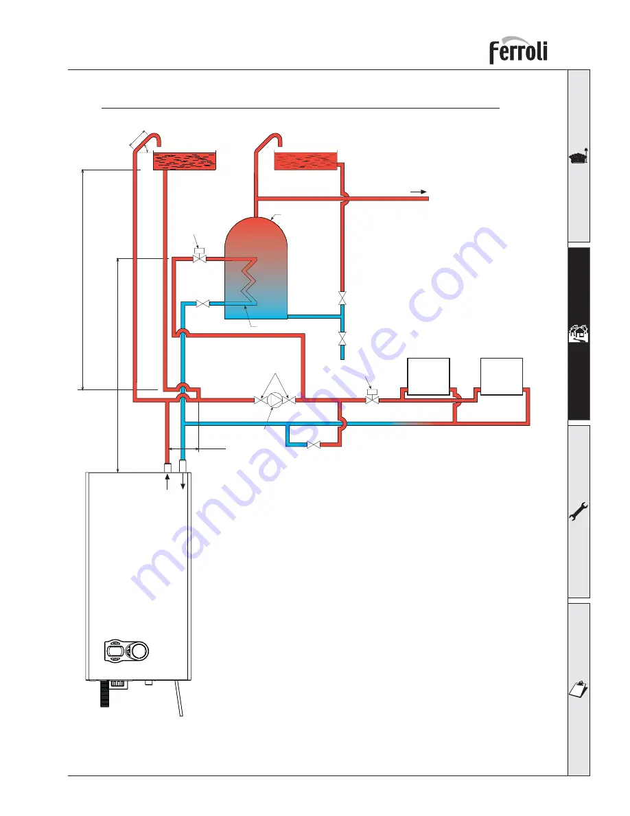 Ferroli OPTIMAX HE PLUS 18 OV Instructions For Use, Installation And Maintenance Download Page 13