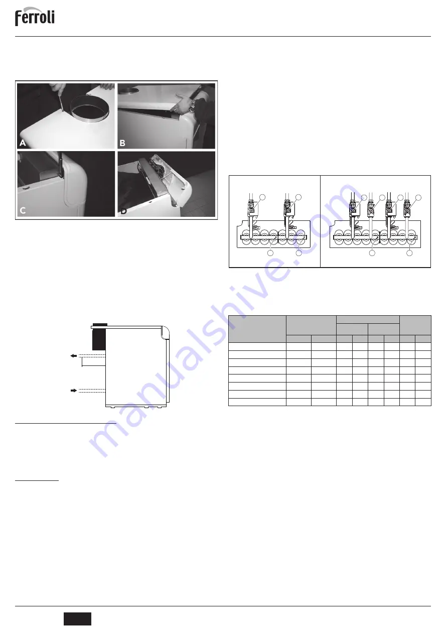 Ferroli PEGASUS 119 LN 2S Instructions For Use, Installation And Maintenance Download Page 46