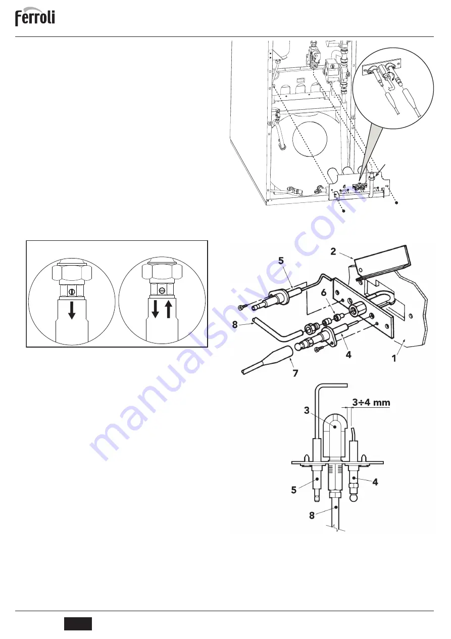 Ferroli PEGASUS D 45 K 130 Скачать руководство пользователя страница 36