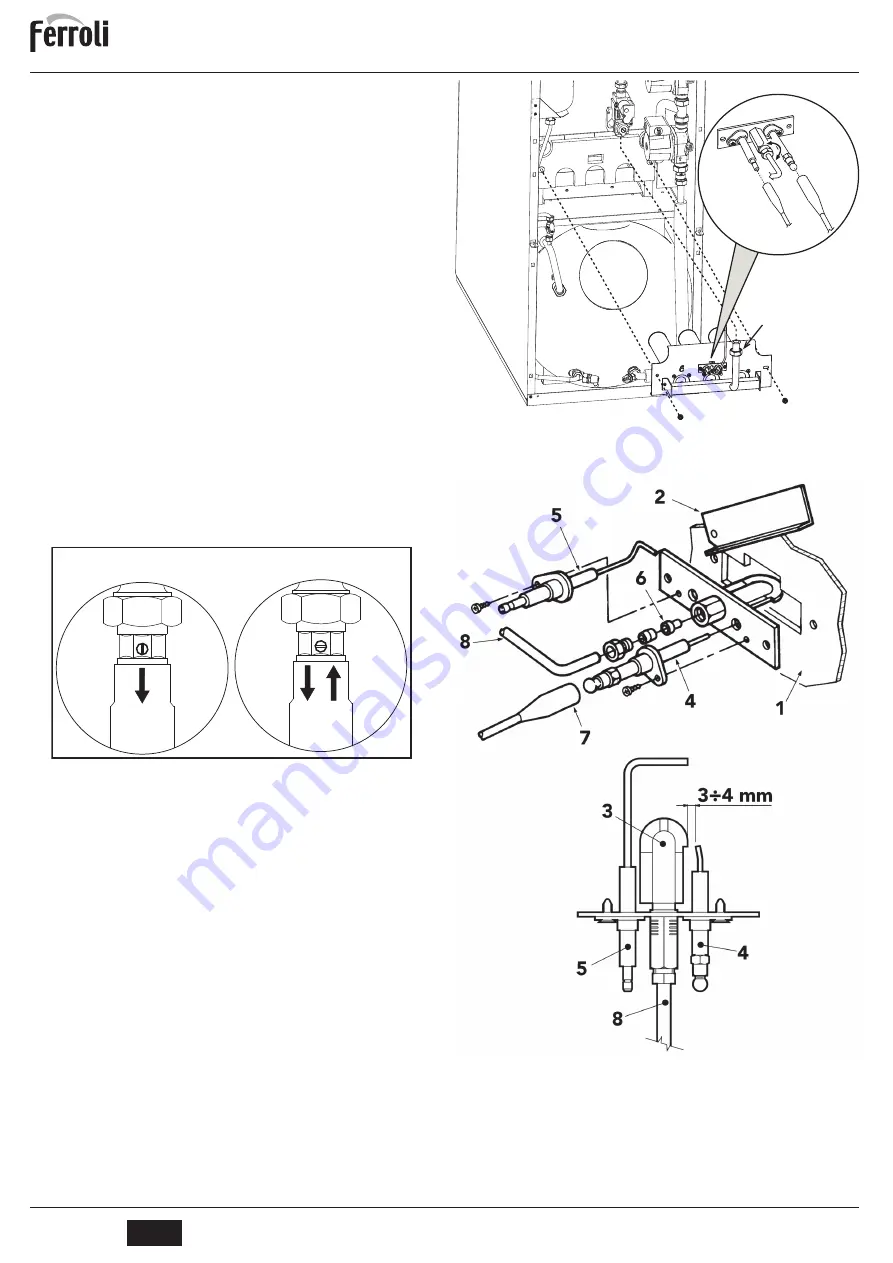 Ferroli PEGASUS D 45 K 130 Скачать руководство пользователя страница 72