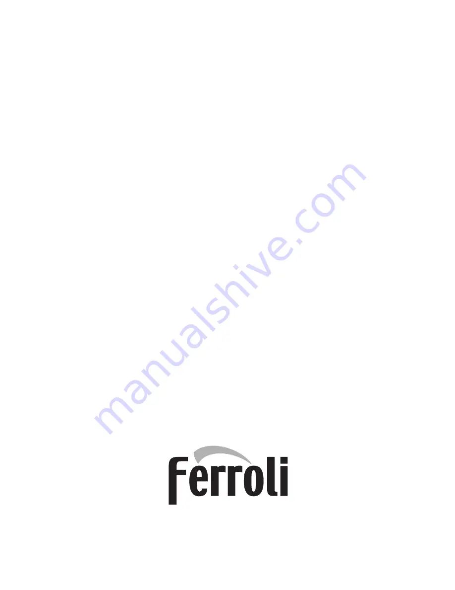 Ferroli PEGASUS D LN Instructions For Use, Installation And Maintenance Download Page 72