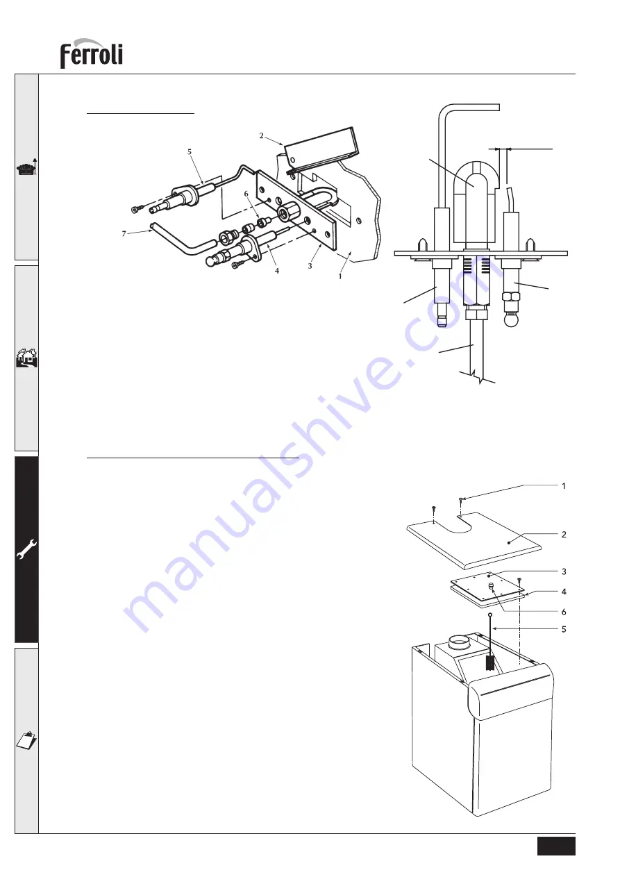 Ferroli PEGASUS LN 2S Series Operating, Installation And Maintenance Manual Download Page 62