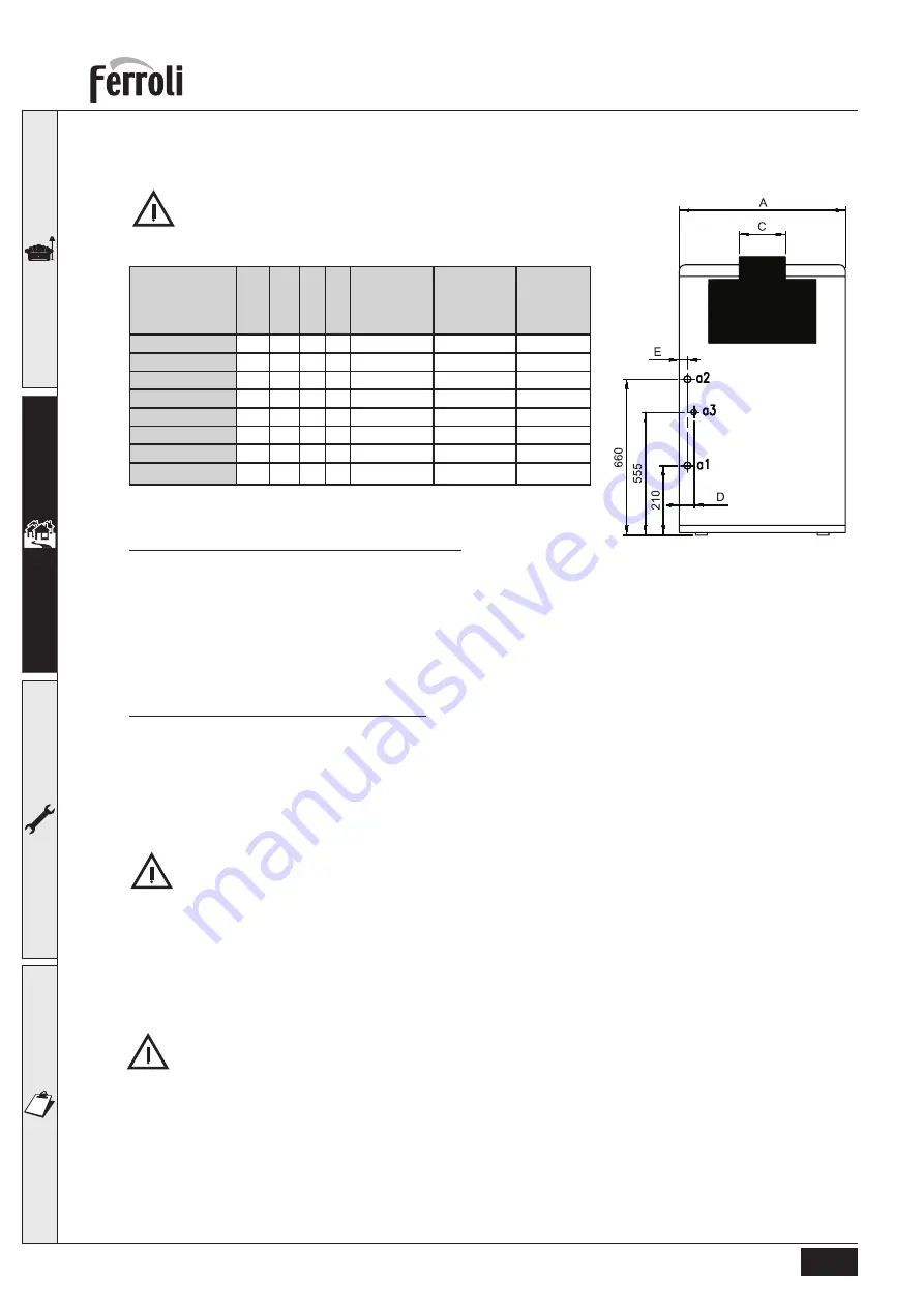 Ferroli PEGASUS LN 2S Series Operating, Installation And Maintenance Manual Download Page 76