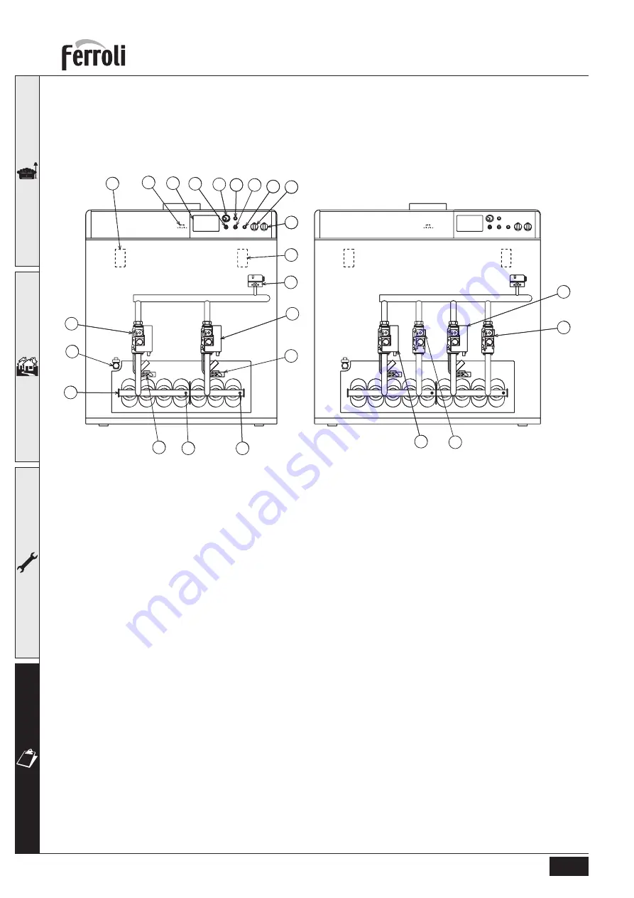 Ferroli PEGASUS LN 2S Series Operating, Installation And Maintenance Manual Download Page 88