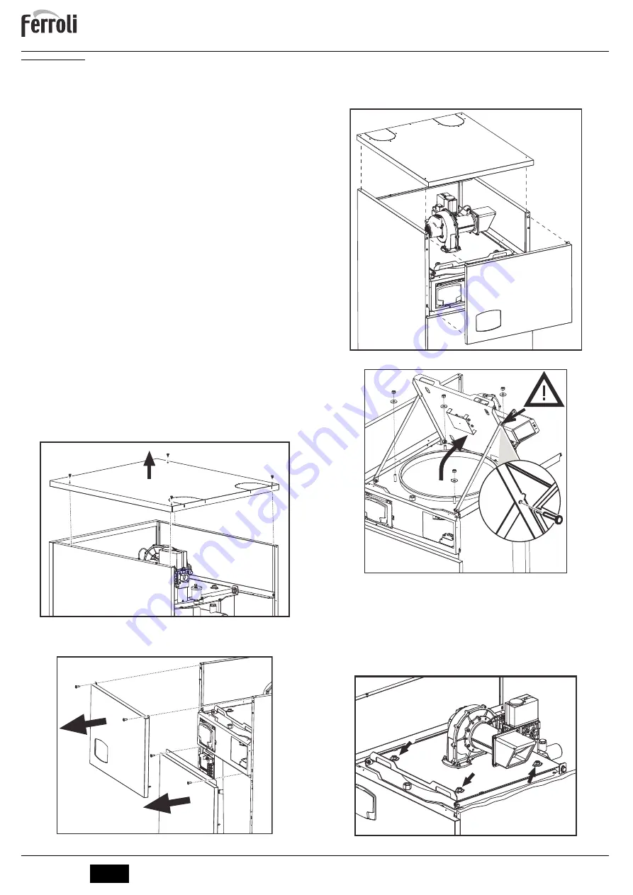 Ferroli QUADRIFOGLIO B 125 Instructions For Use, Installation And Maintenance Download Page 18