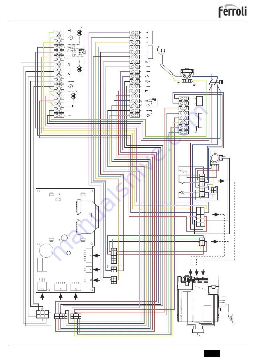 Ferroli QUADRIFOGLIO B 125 Instructions For Use, Installation And Maintenance Download Page 61