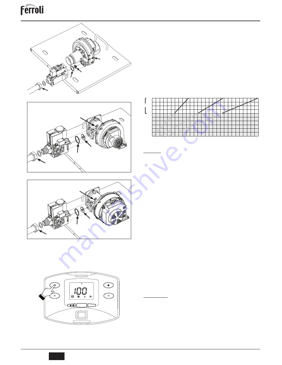 Ferroli quadrifoglio Instructions For Use, Installation And Maintenance Download Page 58