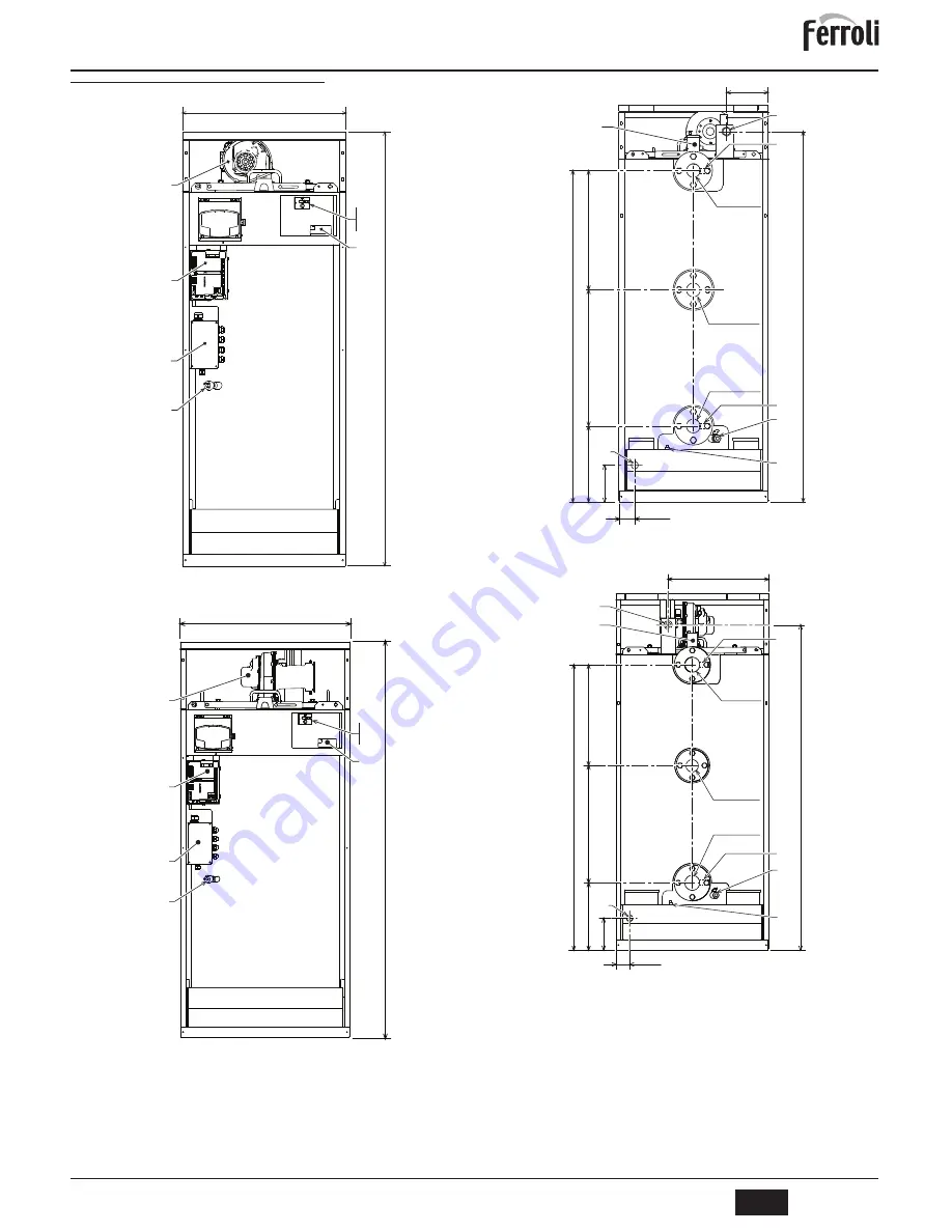 Ferroli quadrifoglio Instructions For Use, Installation And Maintenance Download Page 61