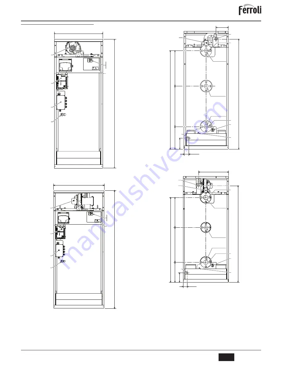 Ferroli quadrifoglio Instructions For Use, Installation And Maintenance Download Page 107