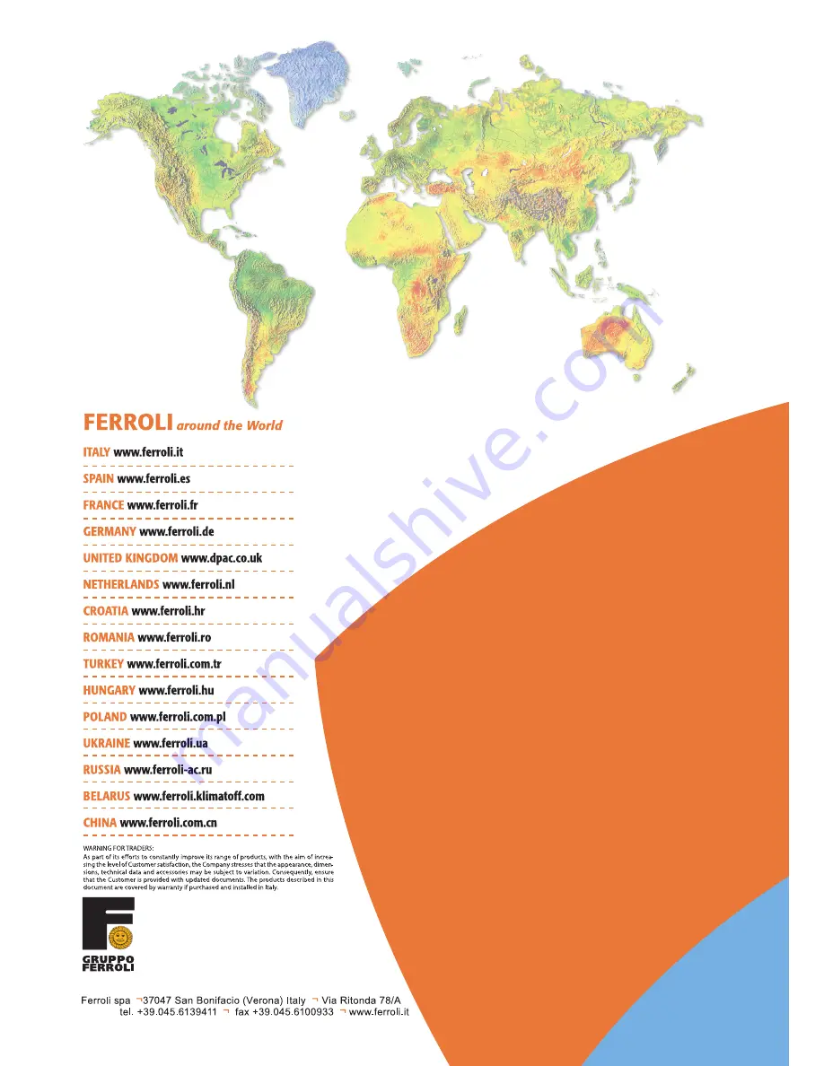 Ferroli RGA HE series Technical Manual Download Page 56