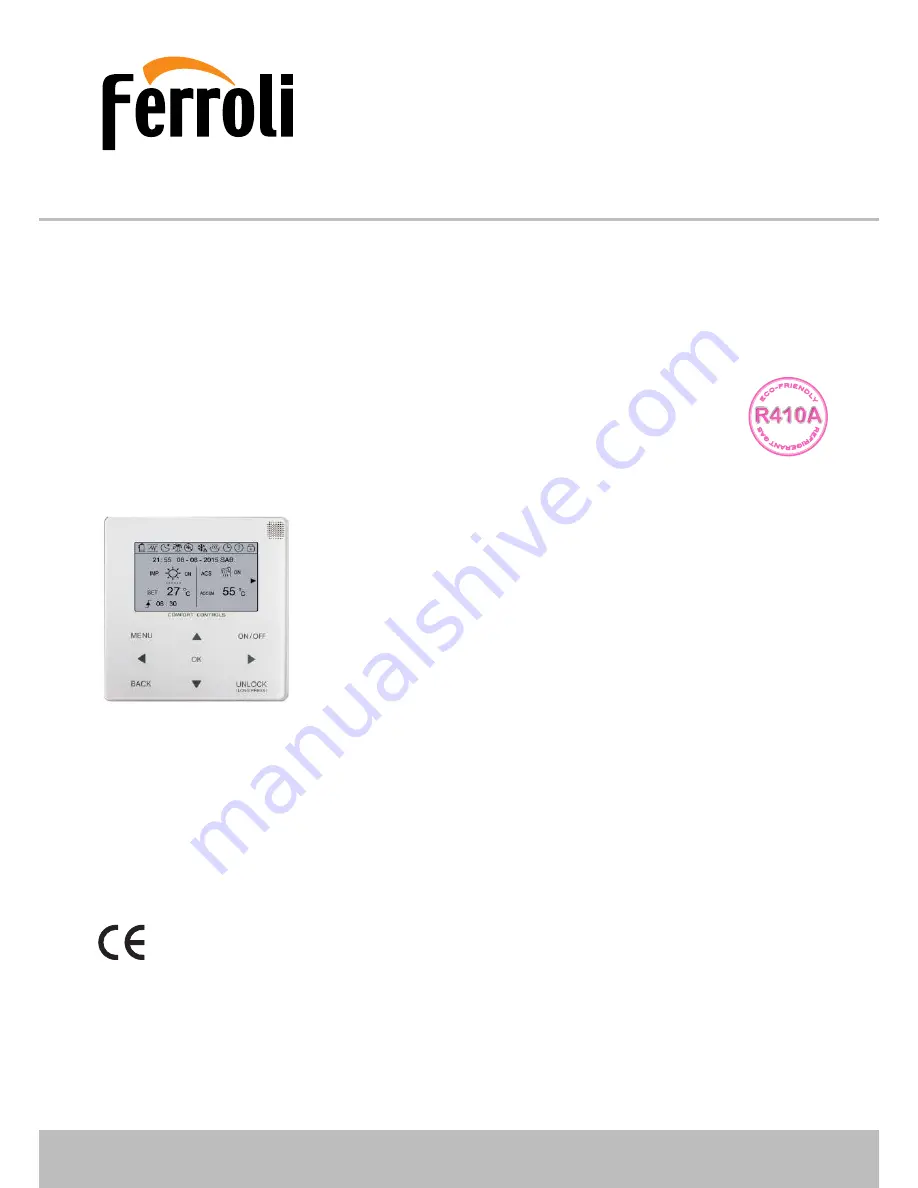 Ferroli RXA-I PLUS Series User Manual Download Page 1