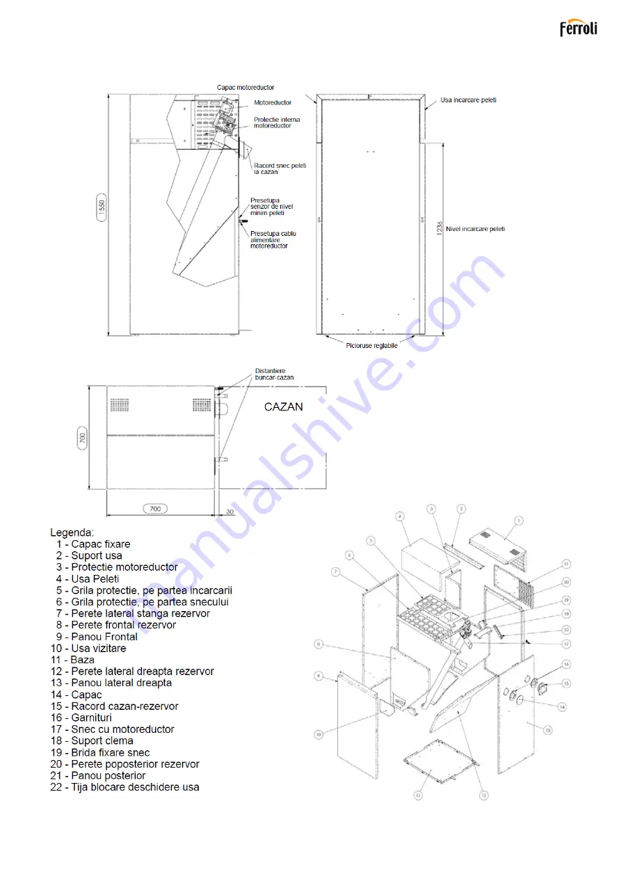 Ferroli SB 250 Installation, Use & Maintenance Manual Download Page 27