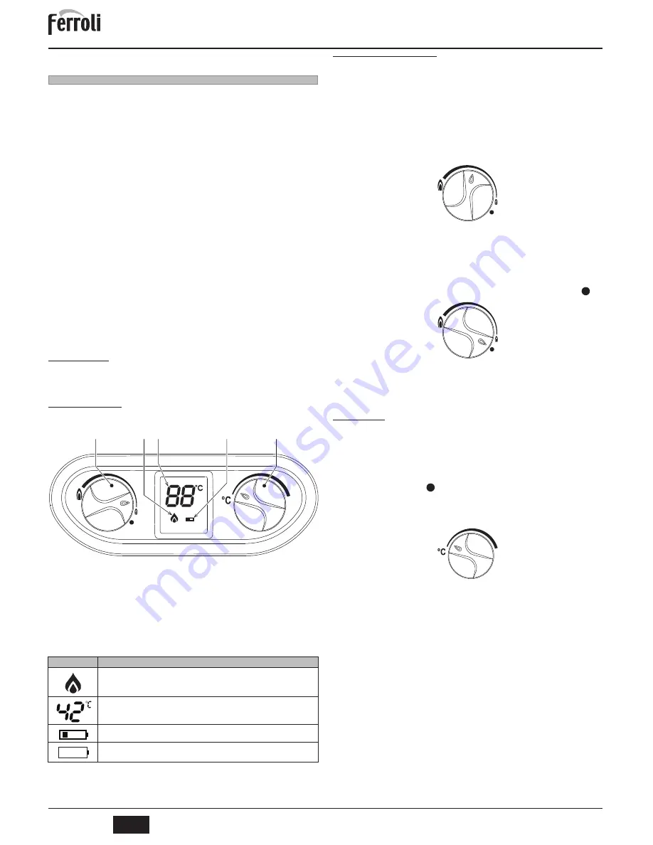 Ferroli SKY C B Instructions For Use, Installation And Maintenance Download Page 2