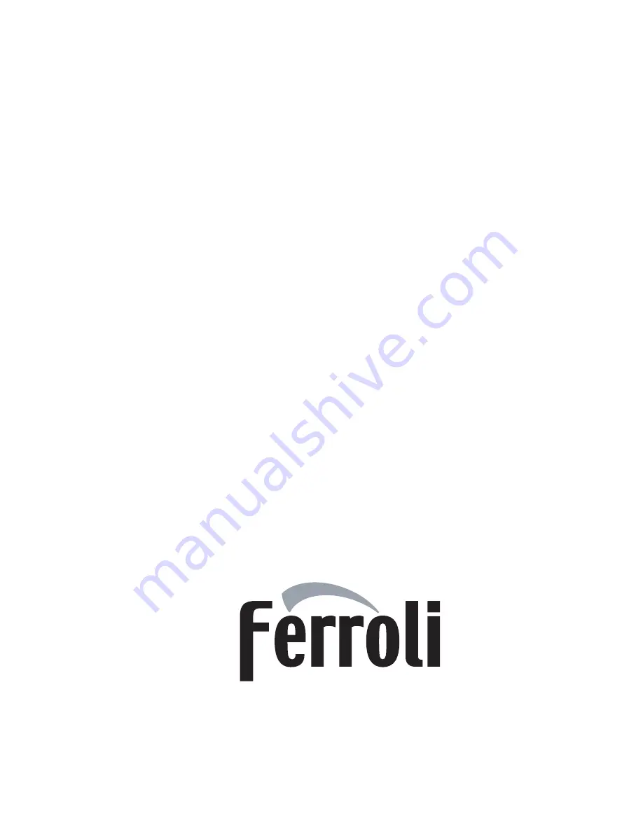 Ferroli SKY C B Instructions For Use, Installation And Maintenance Download Page 24