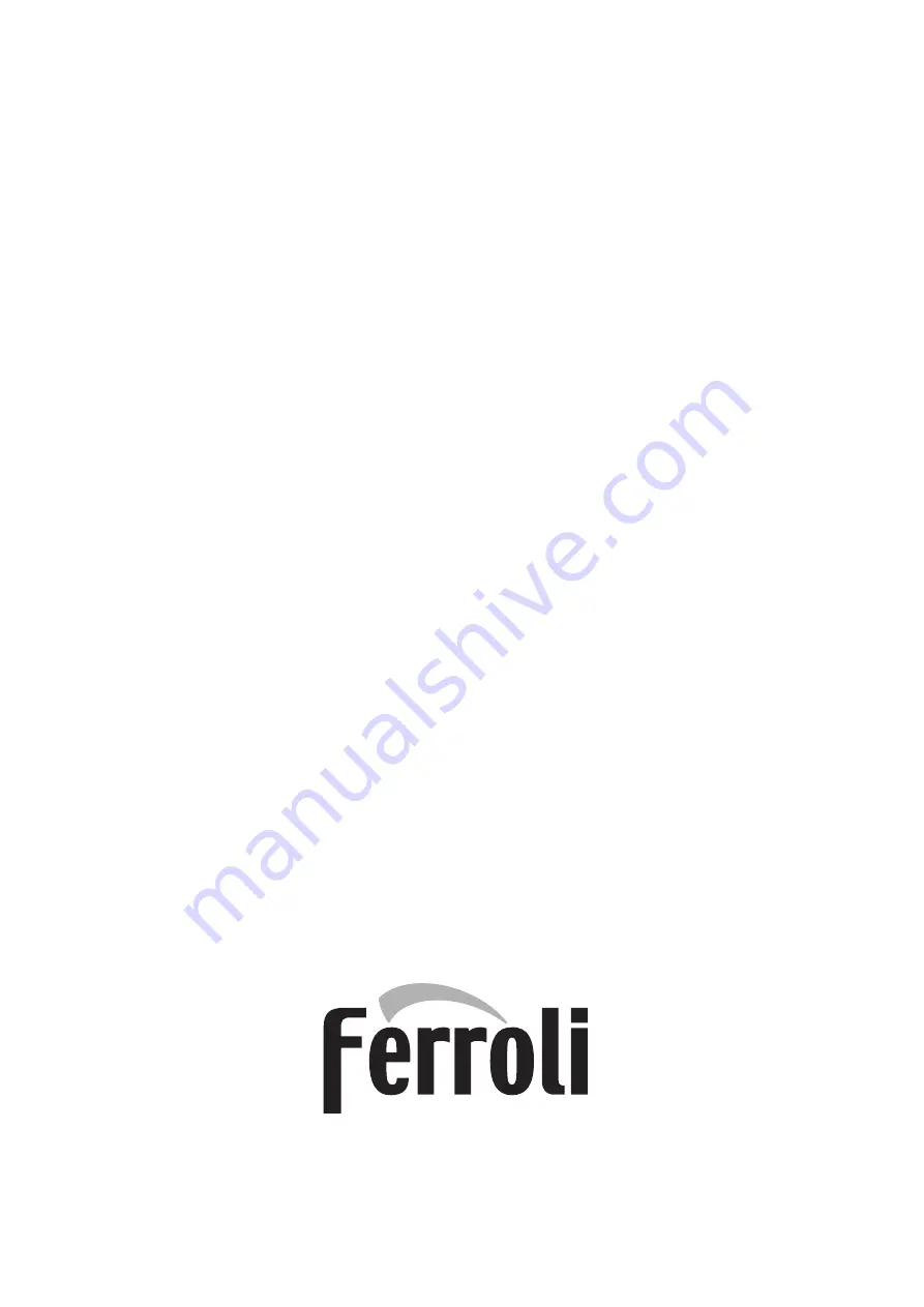 Ferroli SKY ECO C Instructions For Use, Installation And Maintenance Download Page 44