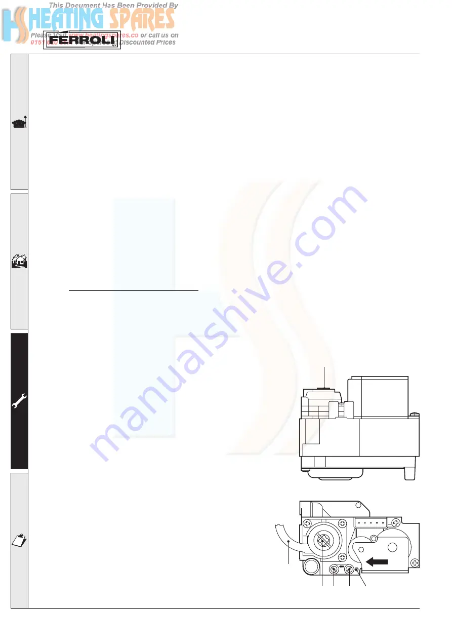 Ferroli TEMPRA 12 Installation, Maintenance And User Instructions Download Page 22