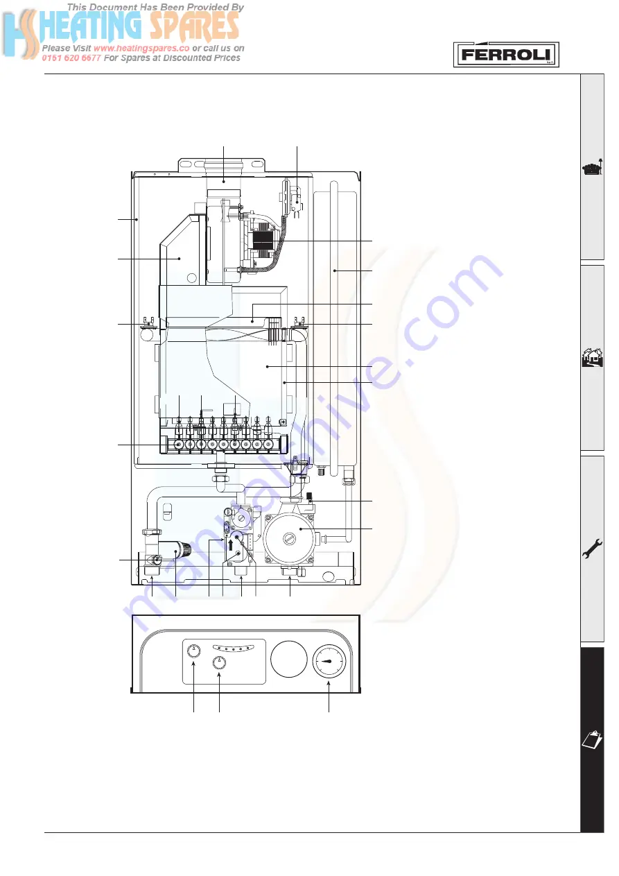 Ferroli TEMPRA 12 Installation, Maintenance And User Instructions Download Page 35