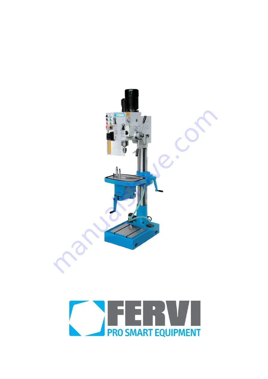 Fervi T066 Operation And Maintenance Manual Download Page 1