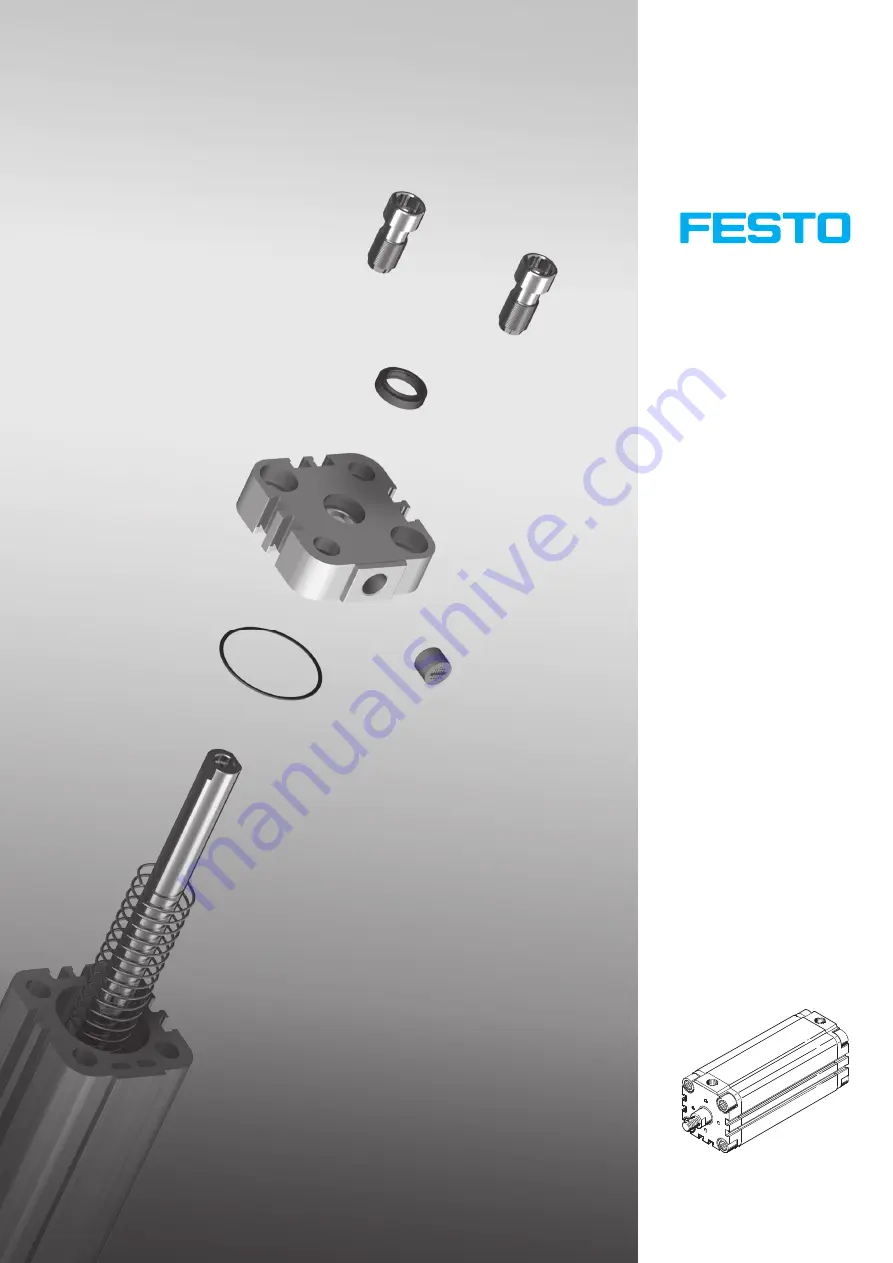 Festo ADVU Series Repair Instructions Download Page 1