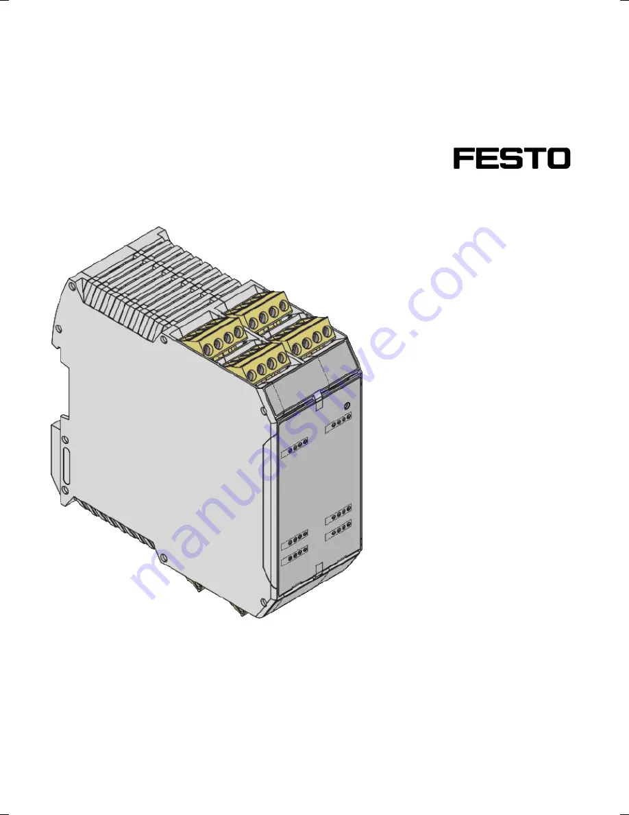 Festo CMGA-E1 Installation Manual Download Page 1