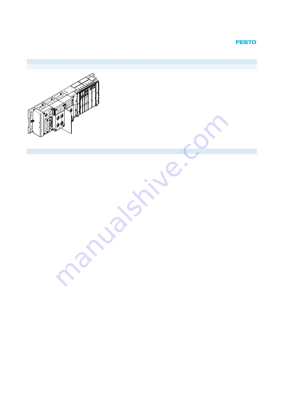 Festo CPX-P Скачать руководство пользователя страница 5