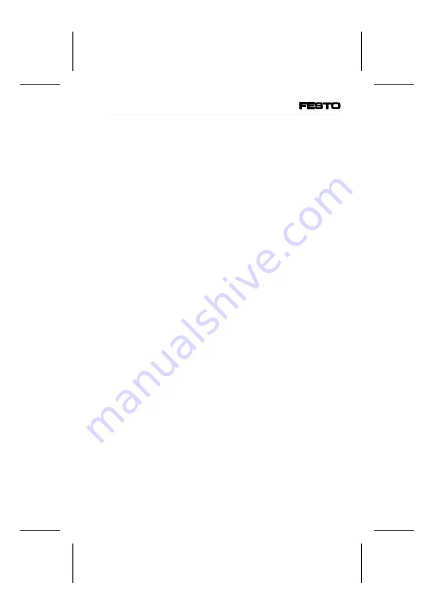 Festo FB16 Electronic Manual Download Page 94