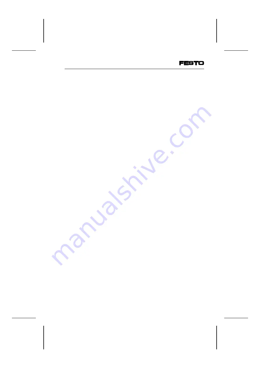 Festo FB16 Electronic Manual Download Page 101