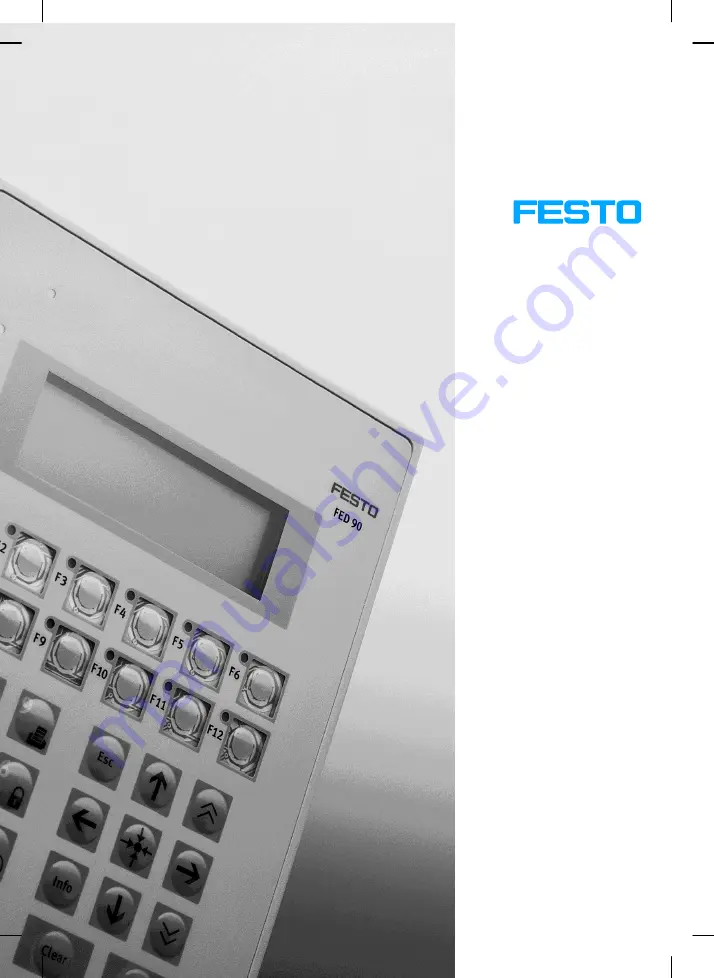 Festo FED Series Скачать руководство пользователя страница 1