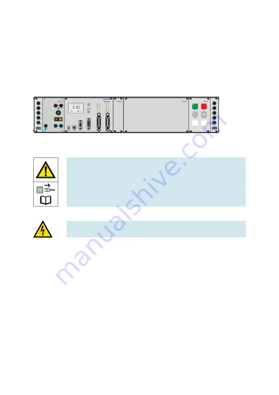 Festo MPS PA Operating Instructions Manual Download Page 34