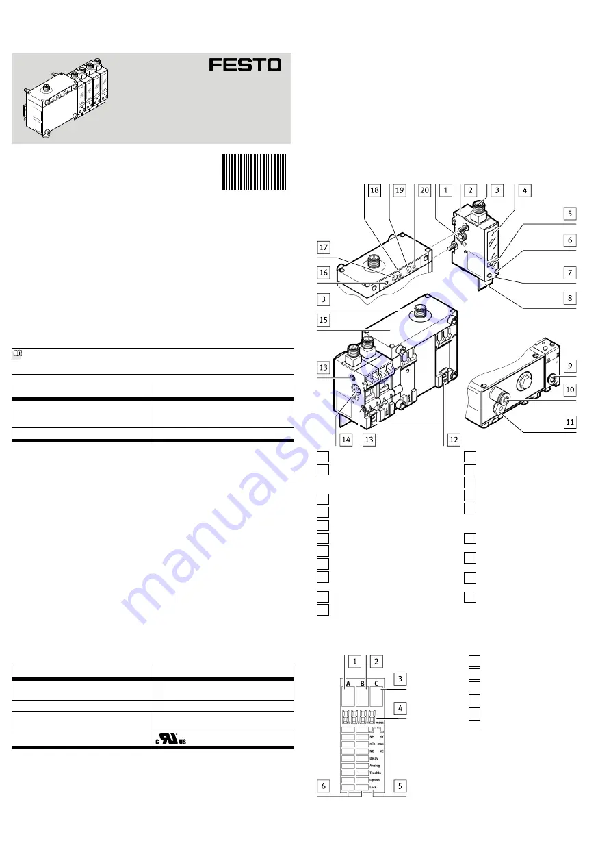 Festo SOPA Series Скачать руководство пользователя страница 1