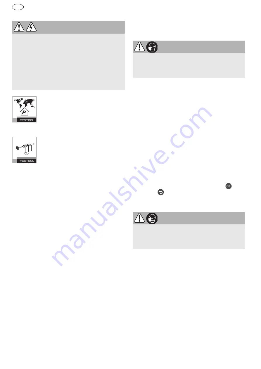 Festool 10014766 Operating Manual Download Page 50