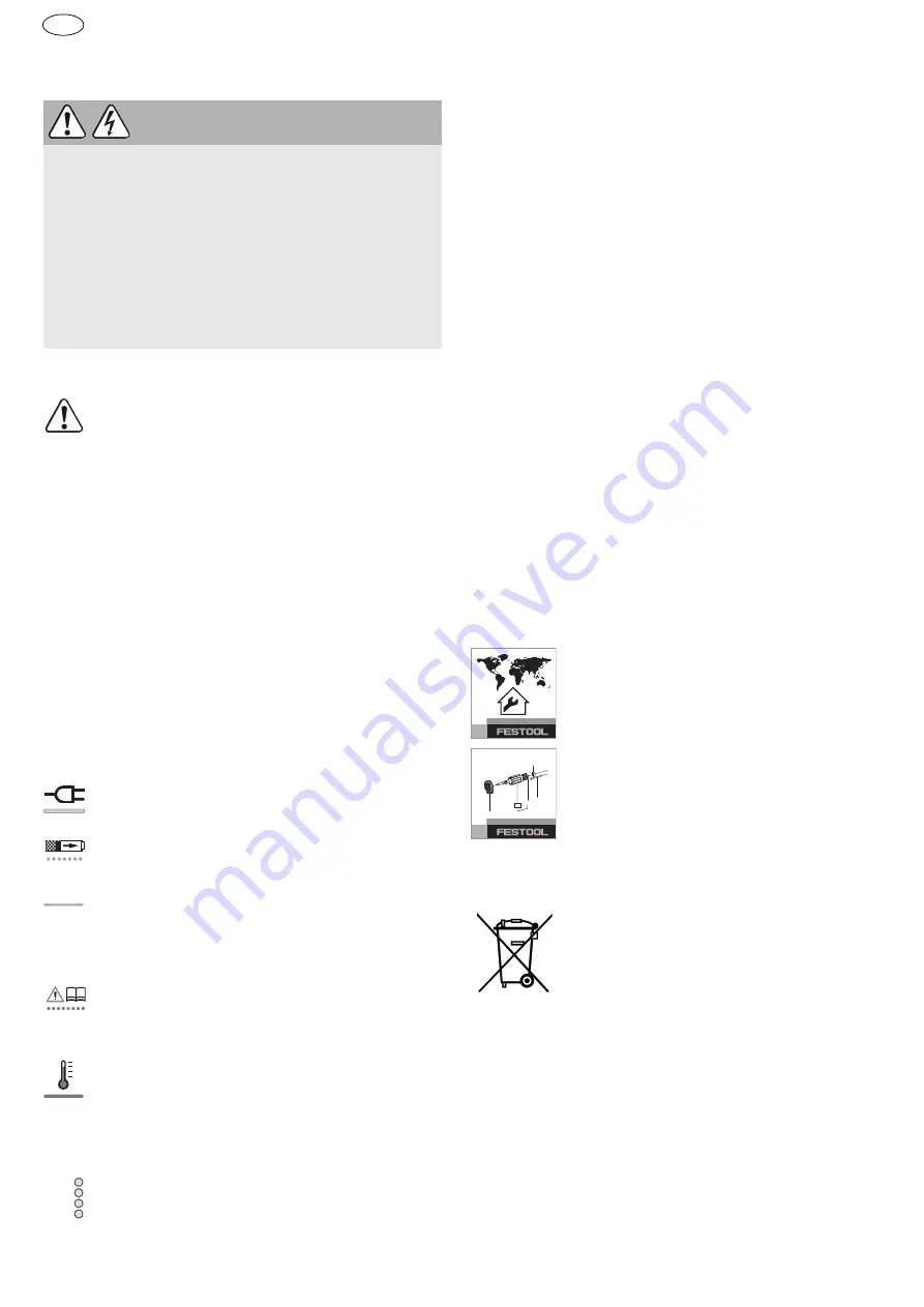 Festool 4014549259481 Original Operating Manual Download Page 22