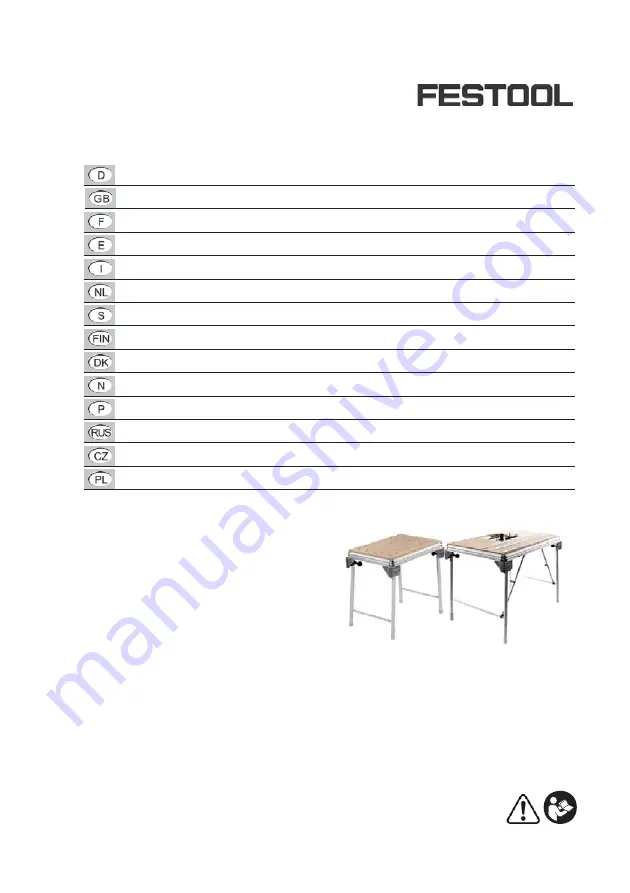 Festool Conturo MFT/3 Original Operating Manual Download Page 1