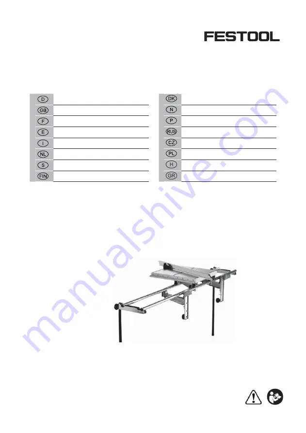 Festool CS 70 ST Assembly Instructions Manual Download Page 1