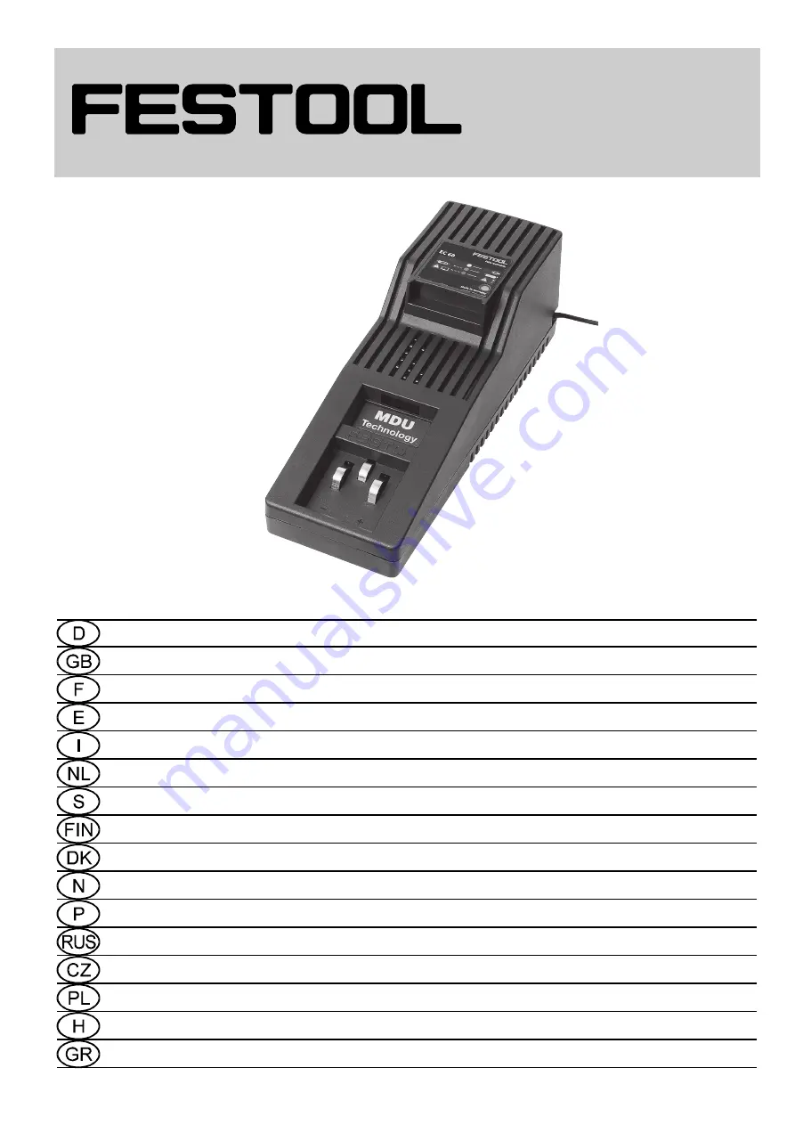 Festool EC 60 Operating Instructions Manual Download Page 1