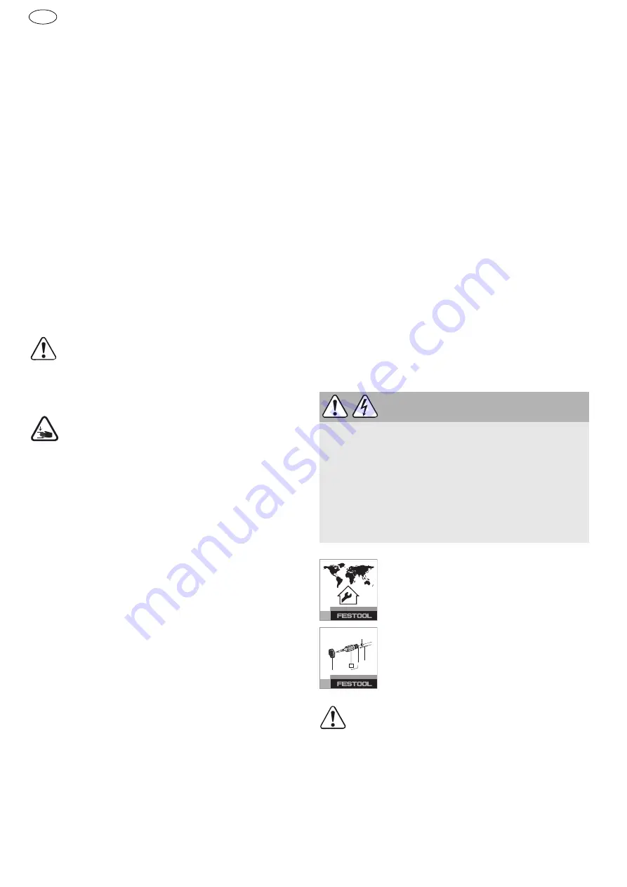 Festool HK 85 EB Operating Manual Download Page 62