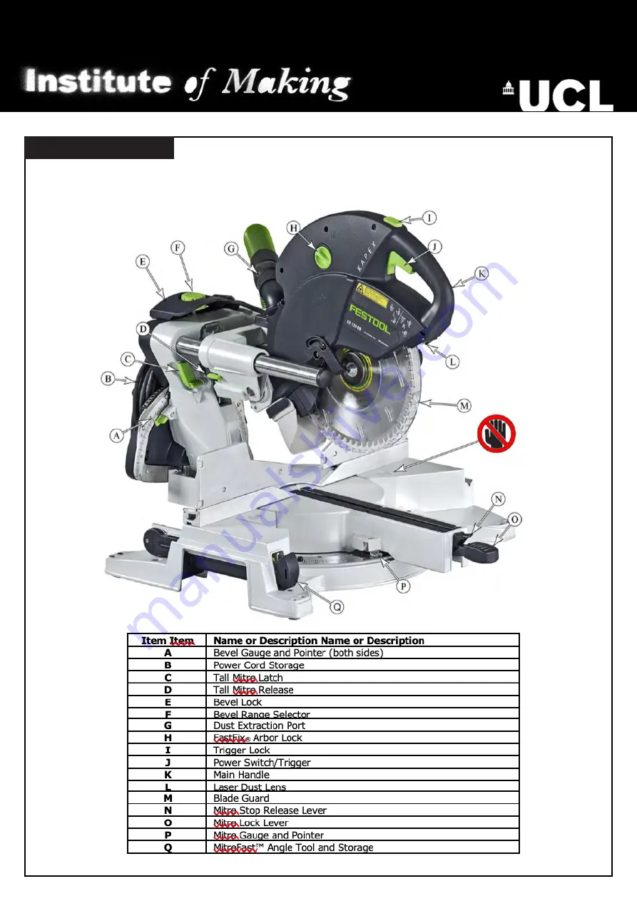 Festool KS 120 KB Manual Download Page 3