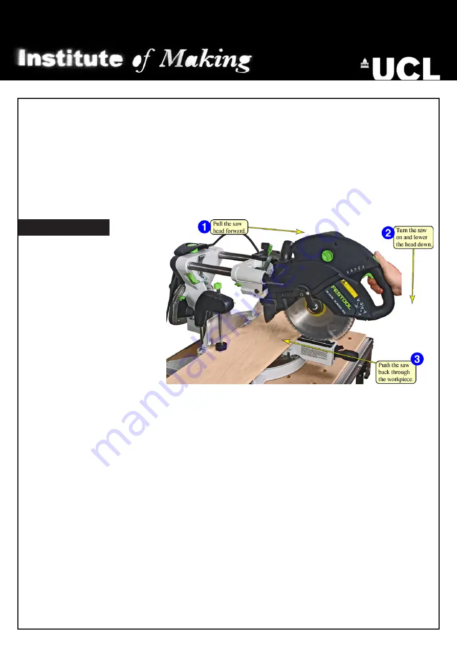 Festool KS 120 KB Manual Download Page 9