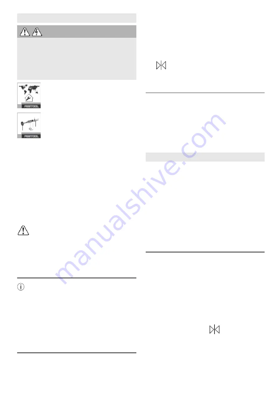 Festool KS 60 E Original Instructions Manual Download Page 93